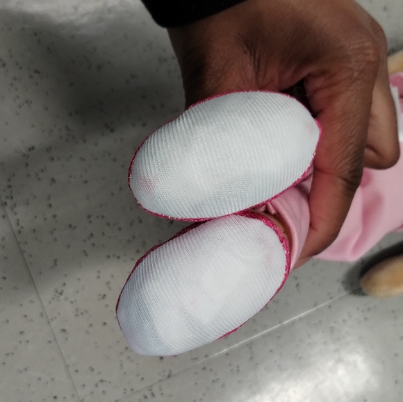 Petting Zoo Nurse Rag Doll  17" Tall Pink Uniform, Shiny Sneakers - Picture 7 of 15